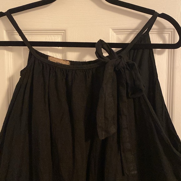 Linen Bubble Dress-3X - Picture 2 of 9